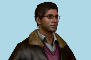 Harry Mason Silent-Hill, man, male, boy, people, human, xna, characters, rigged